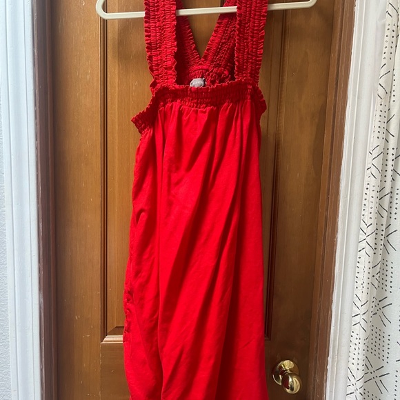 EVERLANE Smocked Linen Sundress - Picture 2 of 7